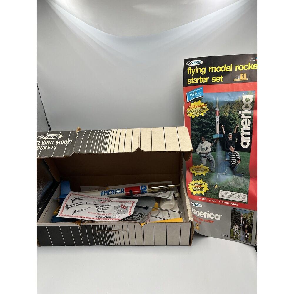 Vintage Estes Flying Model Starter Kit